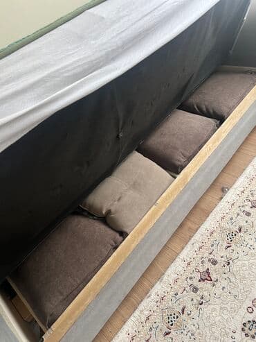 диван в вакуумной упаковке: Продается диван раскладной + есть снизу место для хранения вещей, б/у — 4