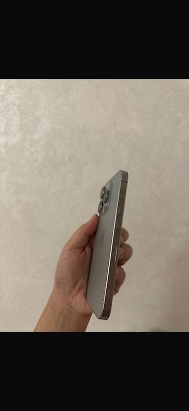 Уюлдук телефондор жана аксессуарлар: IPhone 15 Pro, Колдонулган, 128 ГБ, Natural Titanium, 80 % — 5