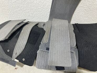 Плоские Ворсовые Полики Для салона Toyota, цвет - Серый, Б/у