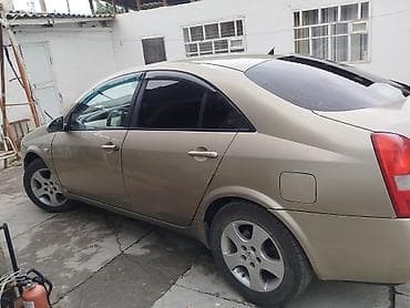 Унаа сатуу: Nissan Primera: 2002 г., 1.8 л, Кол менен иштөөчү, Бензин, Седан — 4