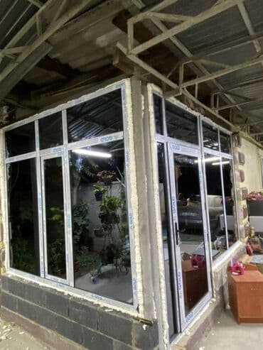 дешевая офисная мебель от производителя: Буюртмага алюминий терезелер, Панорамалык, Акы төлөнүүчү орнотуу, Бөлүп төлөө жок — 4