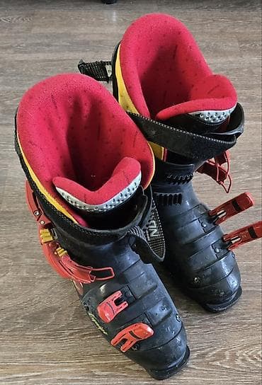 Лыжные ботинки: Отдам даром Горнолыжные ботинки Salomon Integral Equipe. Они нуждаются — 6