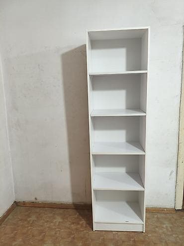 ветрина полка: Белые стеллажи для хранения/выкладки товара - Конструкция — 1