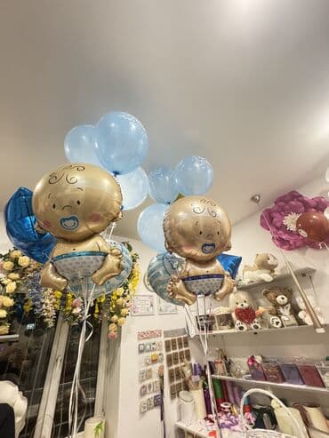 гелевый баллон: Воздушные шары и праздничные композиции - Гелиевые шары различных — 8