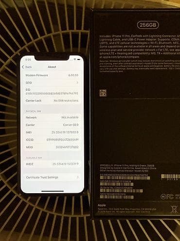 apple iphone 11 pro: IPhone 11 Pro, Б/у, 256 ГБ, Matte Midnight Green, Чехол, Защитное стекло, Коробка, 68 % — 10