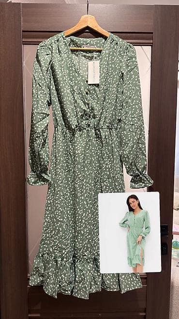 вещи для спорта: Ликвидация. Женские платья миди с длинным рукавом — несколько моделей — 3