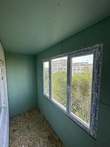 Отделка балкона/лоджии под ключ. - Остекление: пластиковые окна ПВХ с