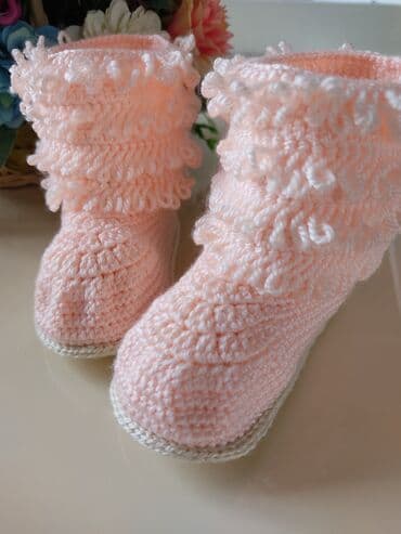 домашняя обувь: Детские домашние сапожки, размер любой — 2