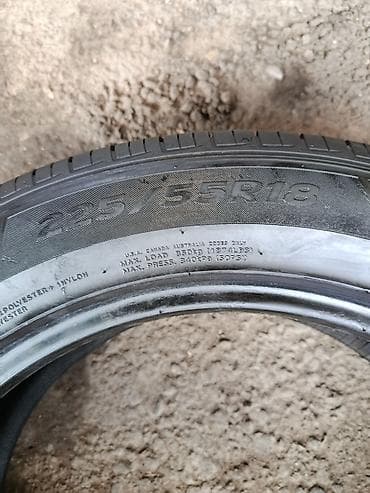 Комплект из 4 летних шин 225/55 R18. Характеристики: - Размер: 225/55 — 3