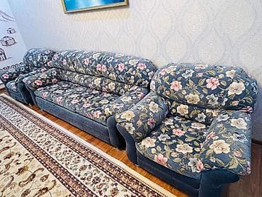 Эмерек гарнитурлары: Ашкана үчүн жумшак бурчек, Өзү алып кетүү, түсү - Көк — 3