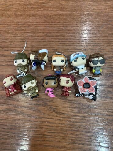 игра кальмаров: Фигурки Очень странные дела коллекционные подвески — 3