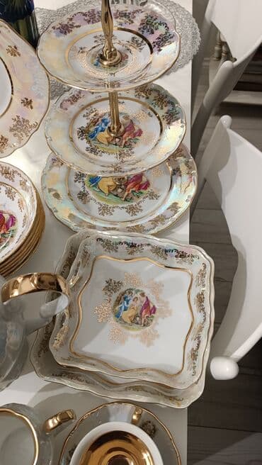 набор тарелок на 6 персон: Продаю новую посуду. производства Чехия,на 6 персон. столовый — 2