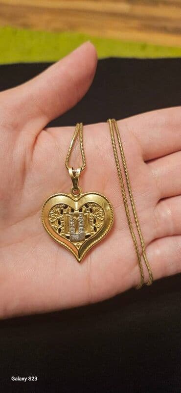 набор пандора: Набор украшений, Проба 585, Новый, Цвет металла: Желтый, Ручная работа, Советские (СССР) — 2