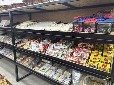 кассавый стол: Оборудование для продуктового магазина/овощной лавки – комплект — 1