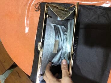 сумка клатч б у: Клатч! . Состояние отличное цвет серокоричневый — 3