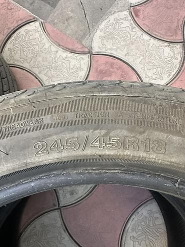 Шины 245 / 45 / R 18, Лето, Б/у, Комплект, Легковые, Китай, Durun