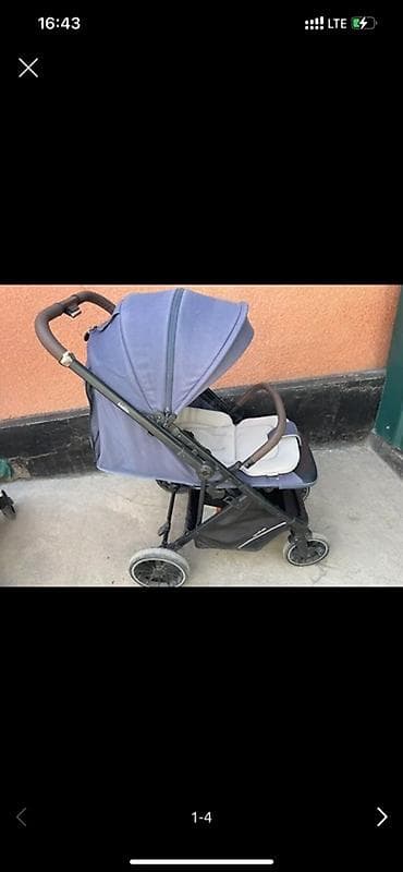 ручка от коляски: Коляска, Другой бренд, цвет - Фиолетовый, Б/у, Самовывоз — 4