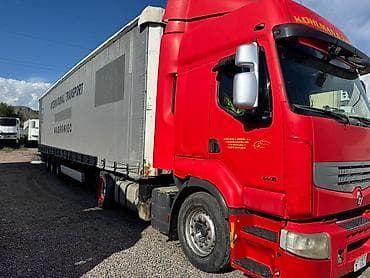 tandem volvo: Тягач, Renault, 2013 г., Шторный — 2