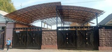 ремонт железных дверей: Навес жасайбыз Навесы для двора мастера города Бишкек опыт — 14