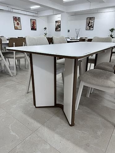chair table: Кухонный стол и стул, цвет - Белый — 6