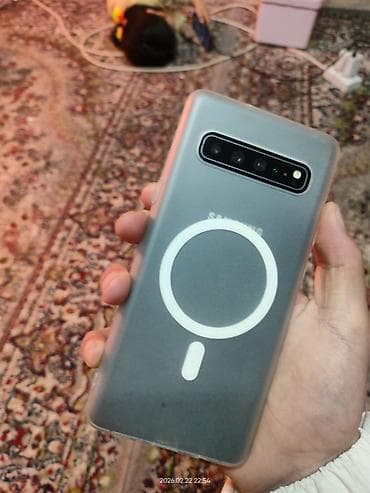 20 ultra: Samsung Galaxy S10 5G, Б/у, 256 ГБ, цвет - Черный, 1 SIM, eSIM — 1