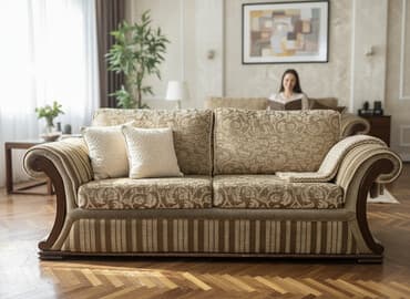 Прямой диван, Б/у, Двуместный at lalafo.kg Прямой диван, Б/у, Двуместный