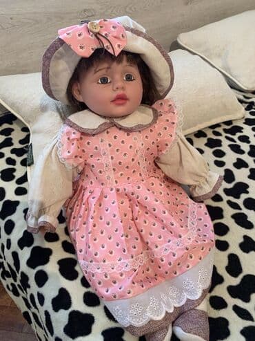 детские развивашки: Фарфоровая кукла в винтажном стиле. - Материал: фарфоровая голова и — 2