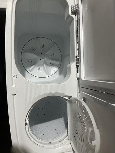 ручной кир машина: Портативная двухсекционная мини‑стиральная машина с вертикальной — 1