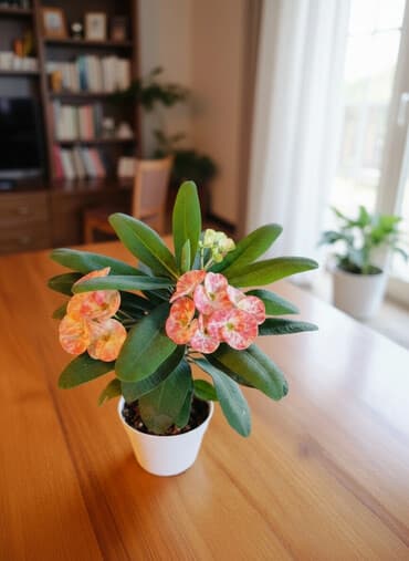 продаю самшит: Эуфорбия Миля (Корона Христа), комнатный декоративный кустарник. - — 2