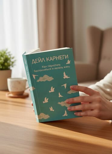 Книга Дейла Карнеги "Как перестать беспокоиться и начать жить", книга