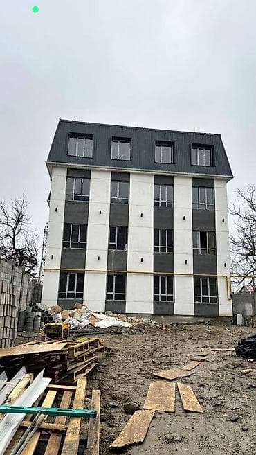 сдаю квартиру район аламедин: 1 комната, 49 м², Индивидуалка, 3 этаж, Готовая ПСО (под самоотделку) — 1