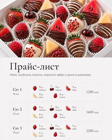 Дом и сад: AMA Fruits — фрукты в шоколаде Ассортимент: - Арбуз и дыня в шоколаде — 3