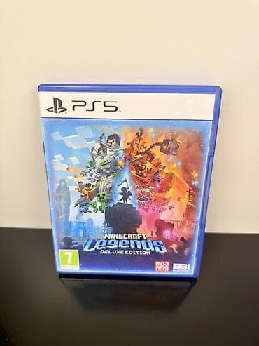 майнкрафт товары: Игра для PS5: Minecraft Legends — Deluxe Edition (диск в боксе) Новый — 1