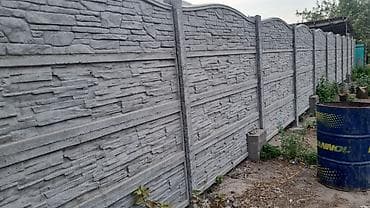 Бетонные еврозаборы: Бетонный еврозабор, Другой бренд, Односторонний, Новый, Оптом,Безналичный расчет — 2