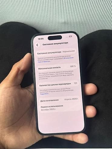 16 iphone: IPhone 15, 128 ГБ, Черный, Коробка, 100 % — 3