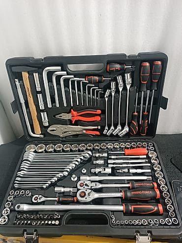 Набор инструментов в кейсе PPRO FORCE, большой комплект для слесарных