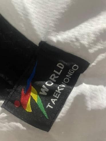 mil tec: Костюм для тхэквондо adidas (dobok) с белым поясом Состав комплекта — 5