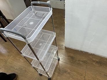 Офисная мебель: Тележка-органайзер на колесах, Б/у, Дерево, Самовывоз, Платная доставка — 3