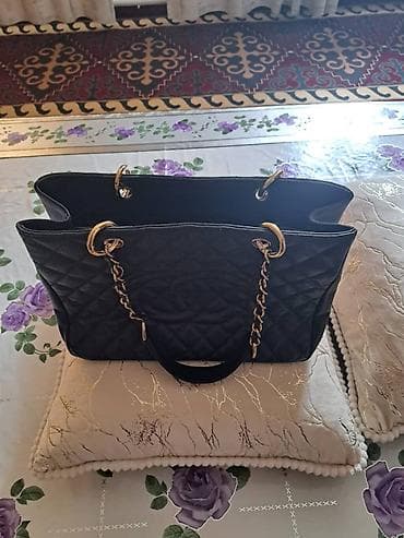 apple wallet: Срочно продаю Сумку-тоут CHANEL GST (Grand Shopping Tote), черная — 3