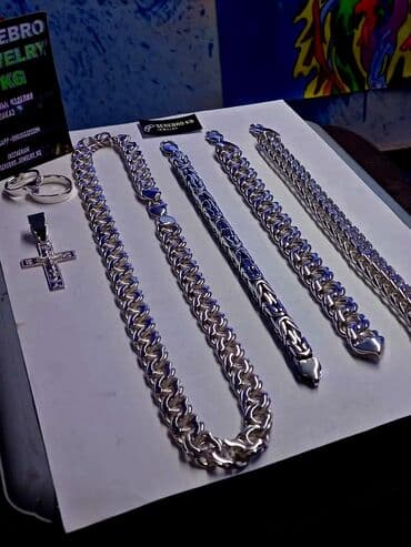 Серебрянные и Золотые ювелирные украшения Ювелирные изделия Цепи и