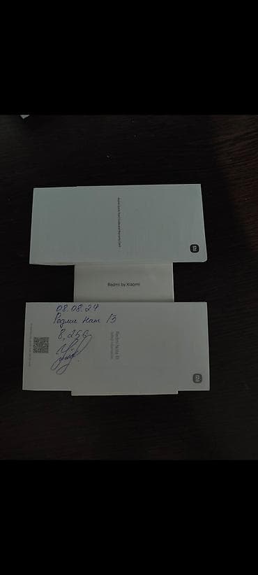 Уюлдук телефондор жана аксессуарлар: Redmi, Redmi Note 13, Колдонулган, 256 ГБ, түсү - Кара, 2 SIM — 4