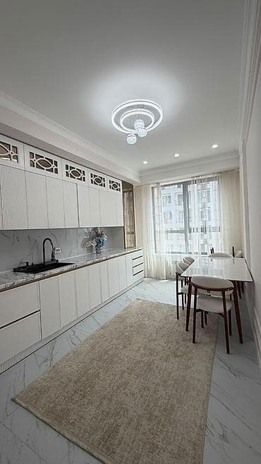 доброй квартира: 3 комнаты, 105 м², Асанбай мкр Элитка, 11 этаж, Дизайнерский ремонт — 7