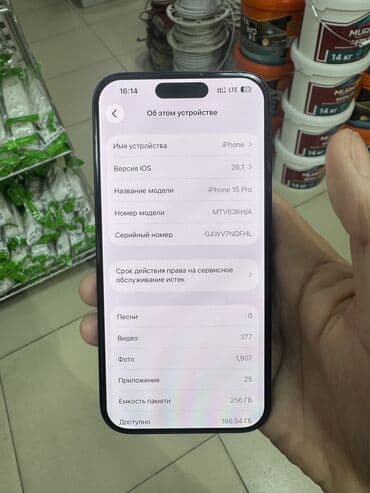 плойка тройная: IPhone 15 Pro, Б/у, 256 ГБ, Blue Titanium, Защитное стекло, Чехол, 89 % — 8