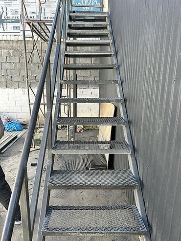 step 2: Металлическая лестница Наружные, Гарантия, Форма лестницы: Прямая, Стиль: Классический — 1