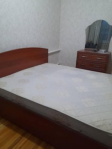 купе шкаф с зеркалом: Спальный гарнитур, Двуспальная кровать, ДСП, цвет - Коричневый — 1