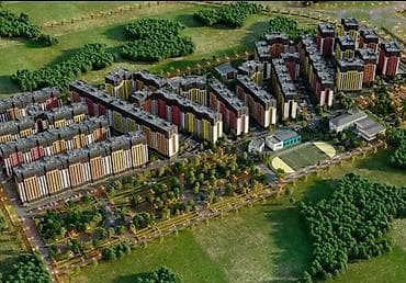 1 комната, 40 м², 9 этаж