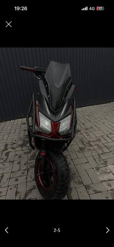 шина скутера: Скутер BARS, дорожный/городской, с внедорожными элементами — 4