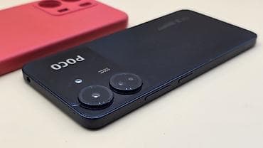 note 21 ultra: Poco C65, Б/у, 128 ГБ, цвет - Черный, 2 SIM — 2