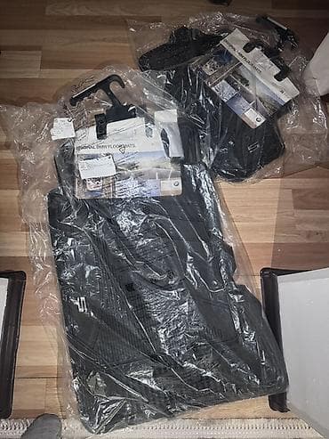 step rf3: Родные Резиновые Полики Для салона BMW, цвет - Черный, Новый — 4