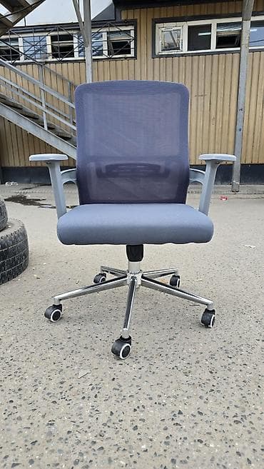 Офисные кресла: Офисное кресло, Новый, С колесиками, цвет - Серый, Самовывоз, Платная доставка — 4